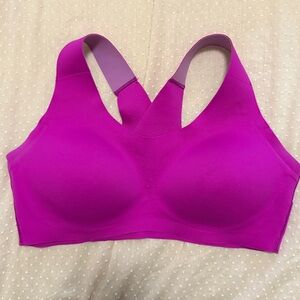 Brooks Dare Crossback Fuchsia Run Bra